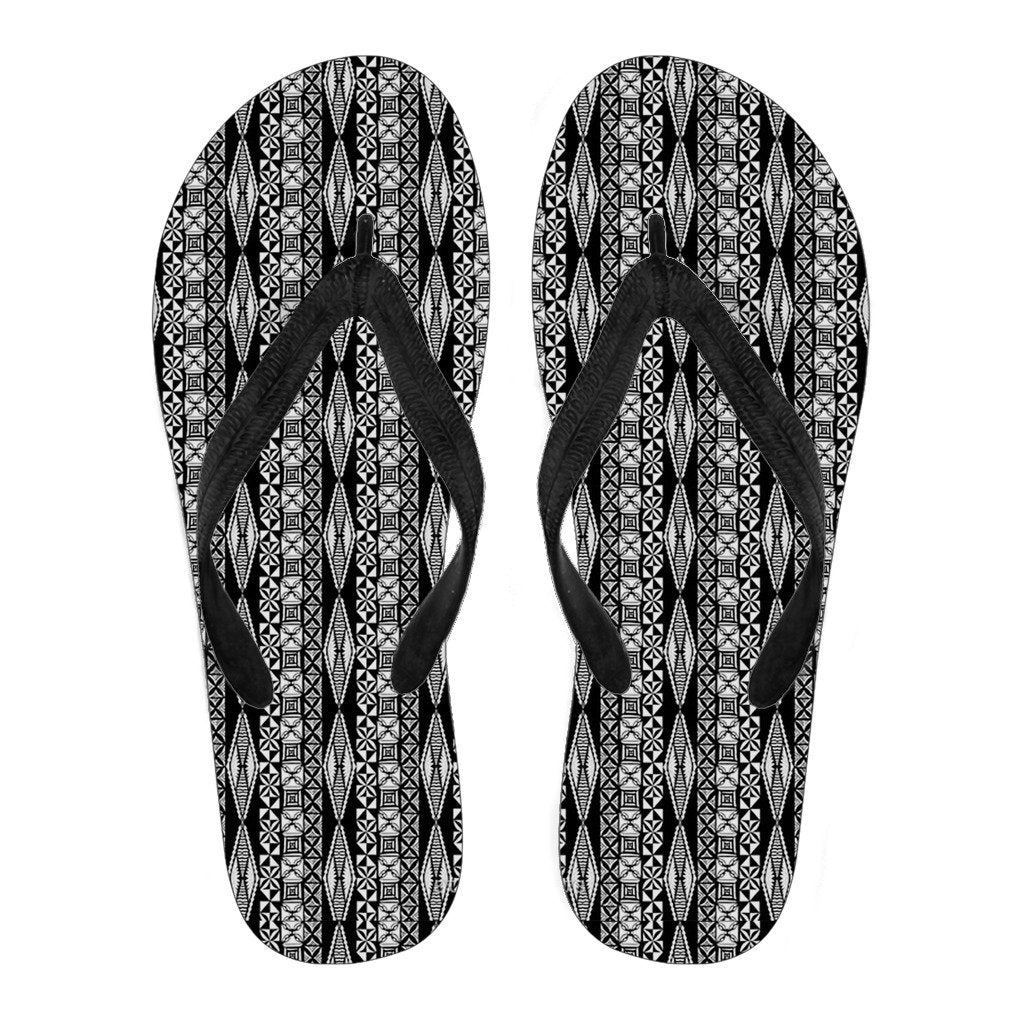 Polynesian 09 Flip Flops Women Black - Polynesian Pride