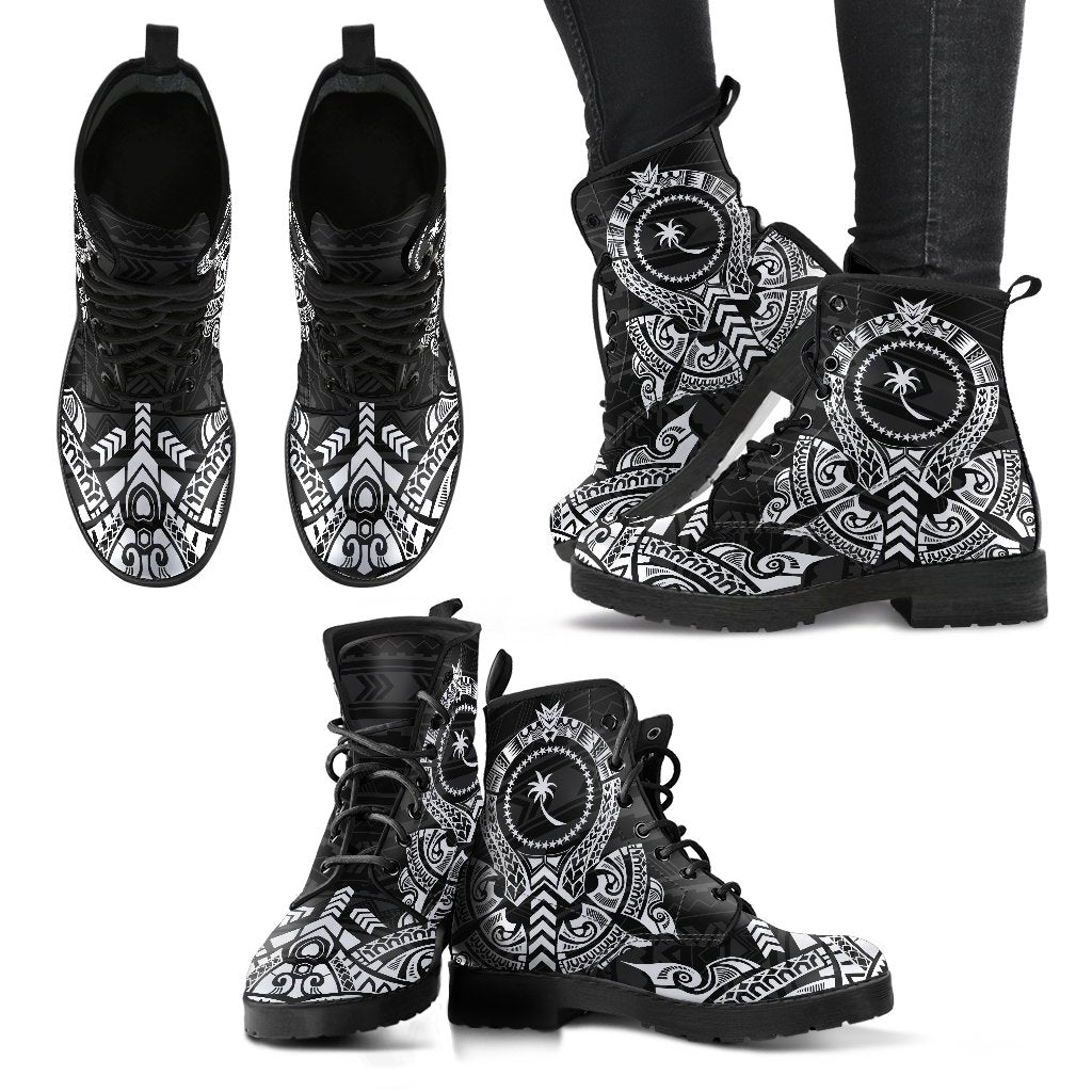 Chuuk Leather Boots - Tribal - Polynesian Pride