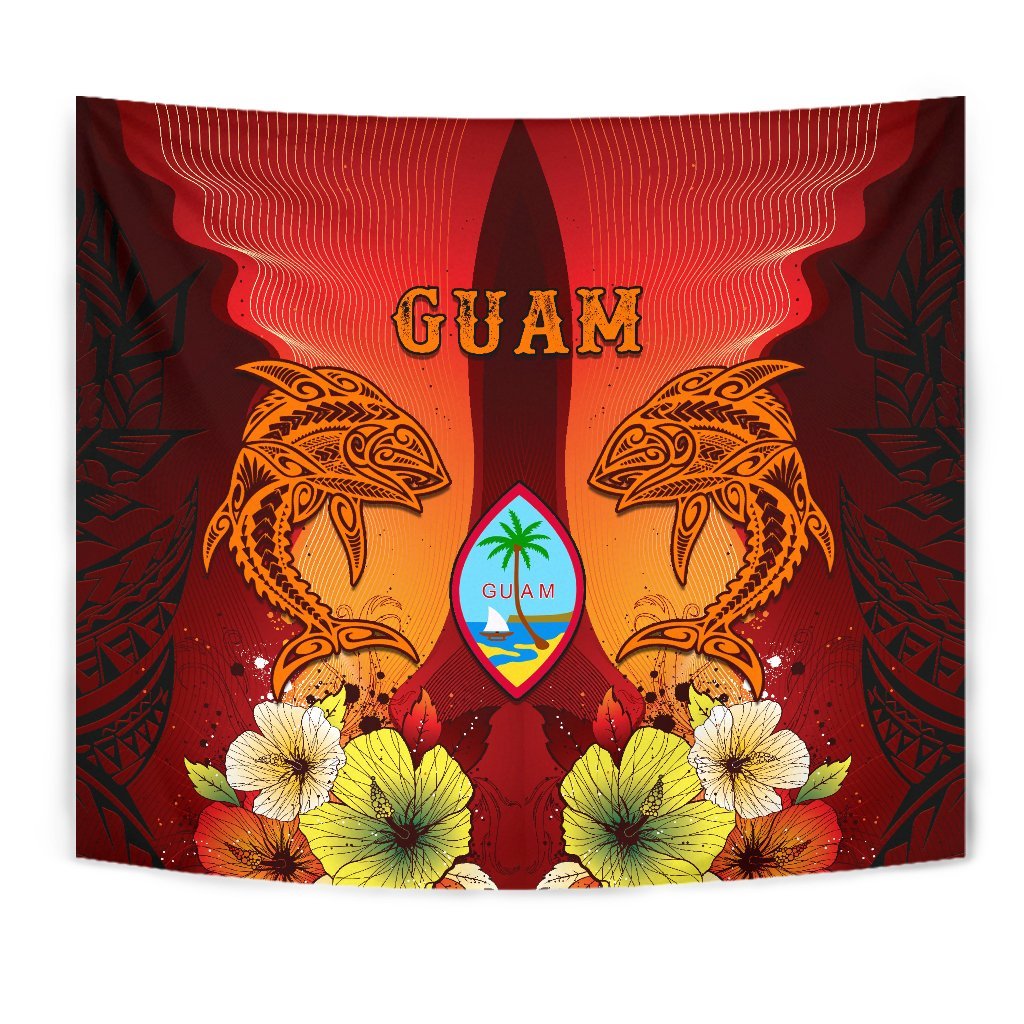 Guam Tapestries - Tribal Tuna Fish - Polynesian Pride