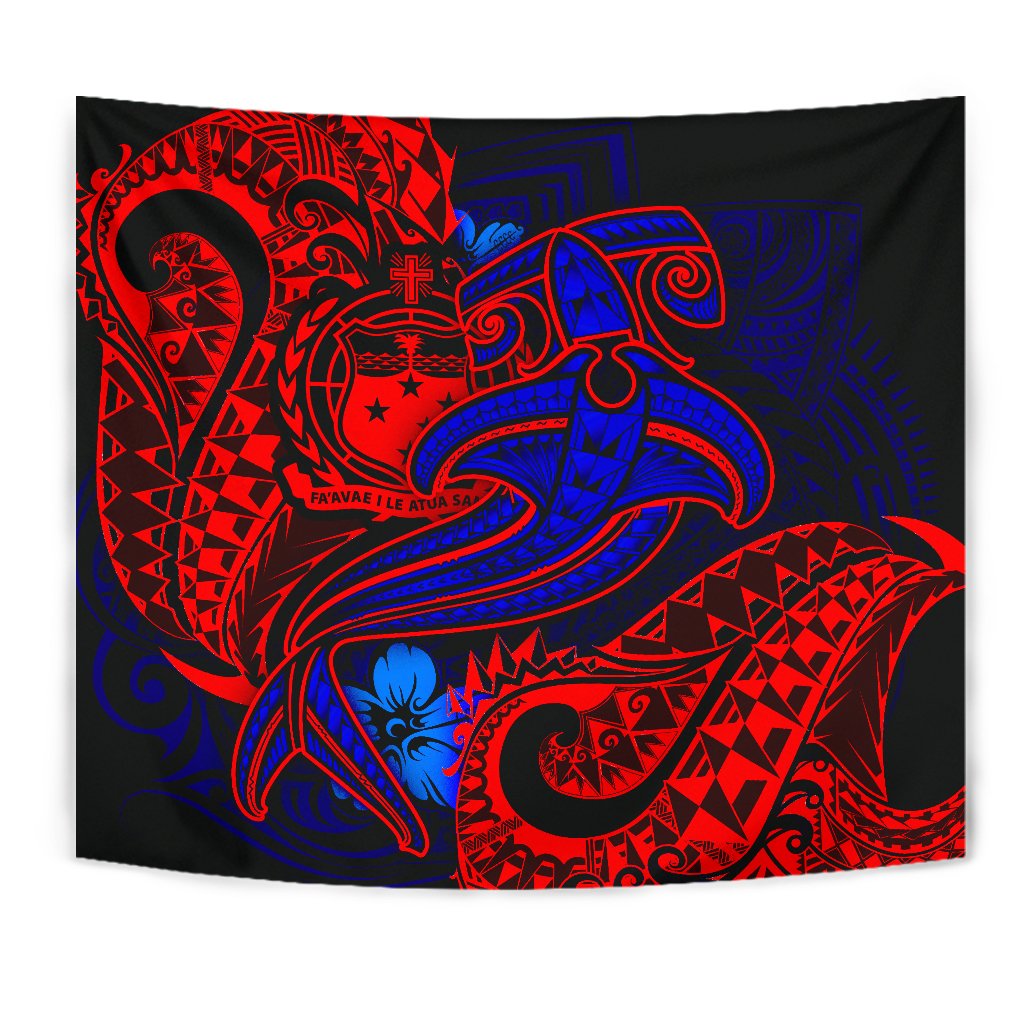 Samoa Tapestry - Blue Shark - Polynesian Pride