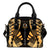 Vanuatu Shoulder Handbag - Polynesian Tattoo Gold One Size Gold - Polynesian Pride