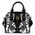 Vanuatu Shoulder Handbag - Polynesian Tattoo Black One Size Black - Polynesian Pride