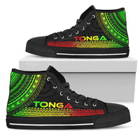 Tonga High Top Shoes - Polynesian Reggae Chief Version - Polynesian Pride