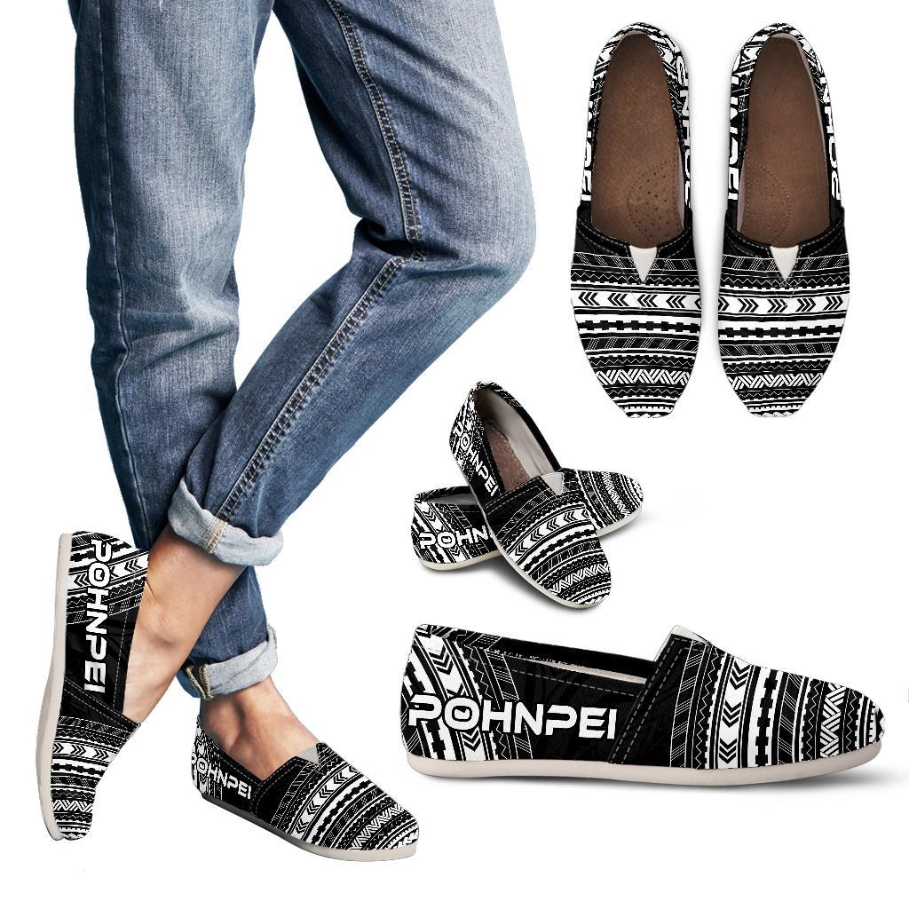 Pohnpei Casual Shoes - Polynesian Black Chief Version Women Black - Polynesian Pride