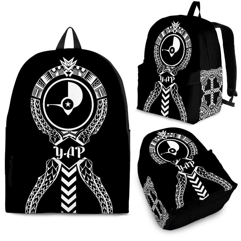 Yap Backpack - Micronesian Tribal One Style White - Polynesian Pride