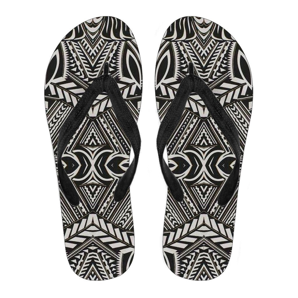 Polynesian 36 Flip Flops Women Black - Polynesian Pride