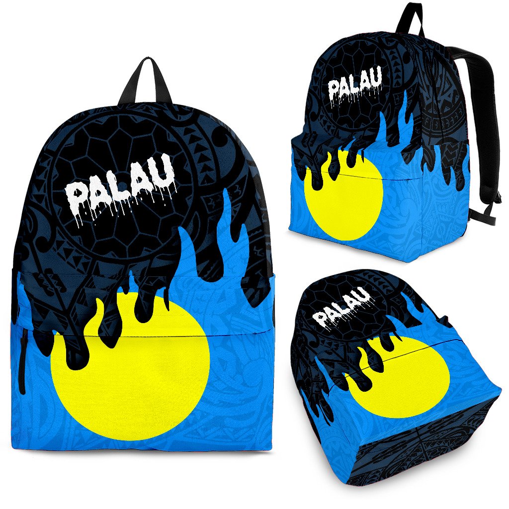 Palau Backpack - Melting Style Blue - Yellow - Polynesian Pride