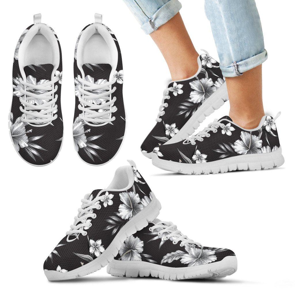 Hawaiian Tribal Sneakers 14 - J7 Kid's Sneakers White - Polynesian Pride