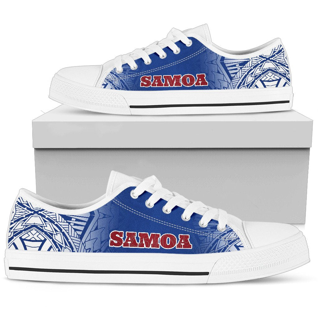 Samoa Low Top Shoe - Polynesian Fog Blue - Polynesian Pride