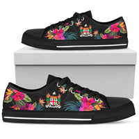 Fiji Low Top Shoe - Hibiscus Polynesian Pattern - Polynesian Pride