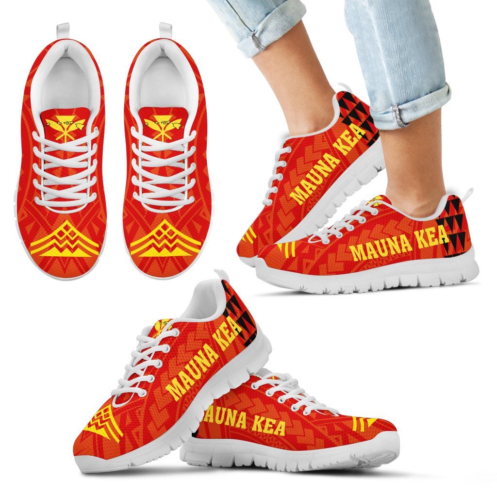 Hawaiian Mauna Kea Polynesian Sneakers - Kanaka Map - Polynesian Pride