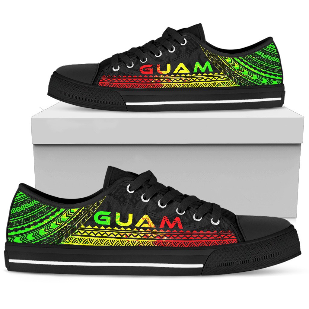 Guam Low Top Shoes - Polynesian Reggae Chief Version - Polynesian Pride