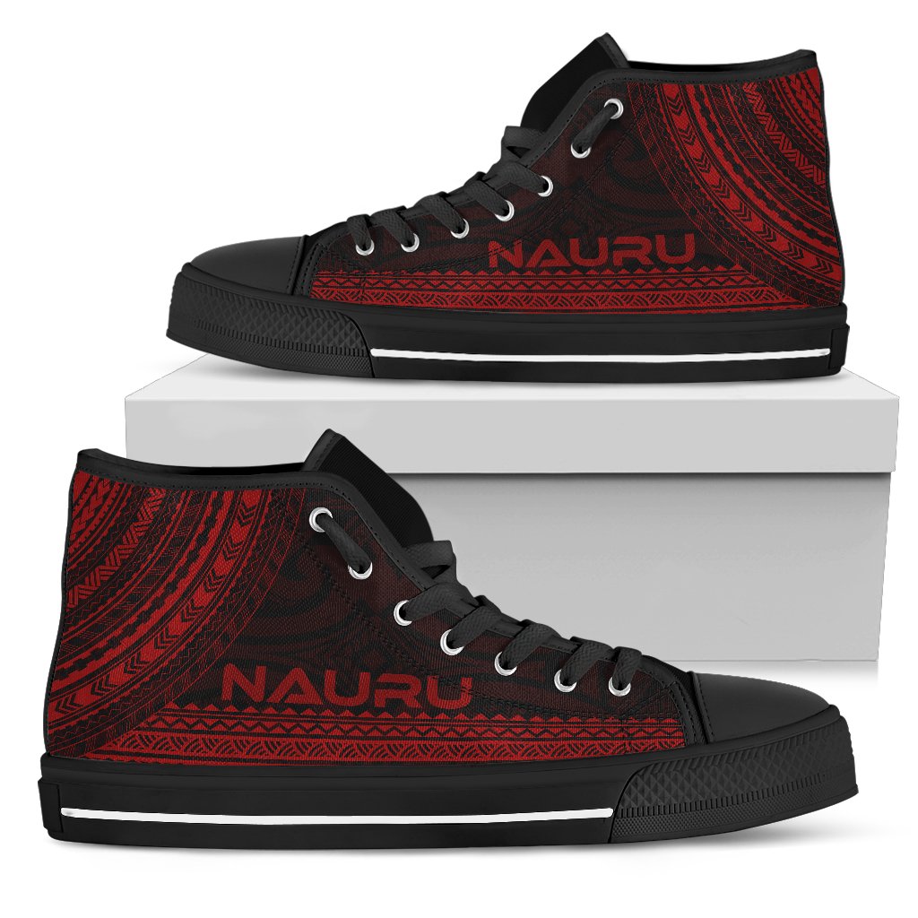 Nauru High Top Shoes - Polynesian Red Chief Version - Polynesian Pride