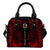 Vanuatu Shoulder Handbag - Polynesian Tattoo Red One Size Red - Polynesian Pride