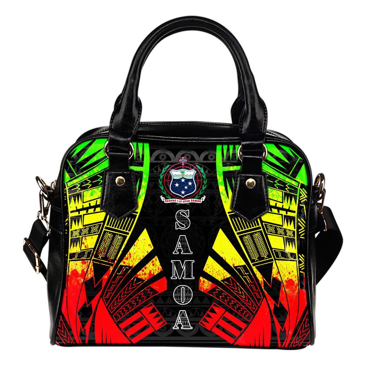 Samoa Shoulder Handbag - Polynesian Tattoo Reggae One Size Reggae - Polynesian Pride