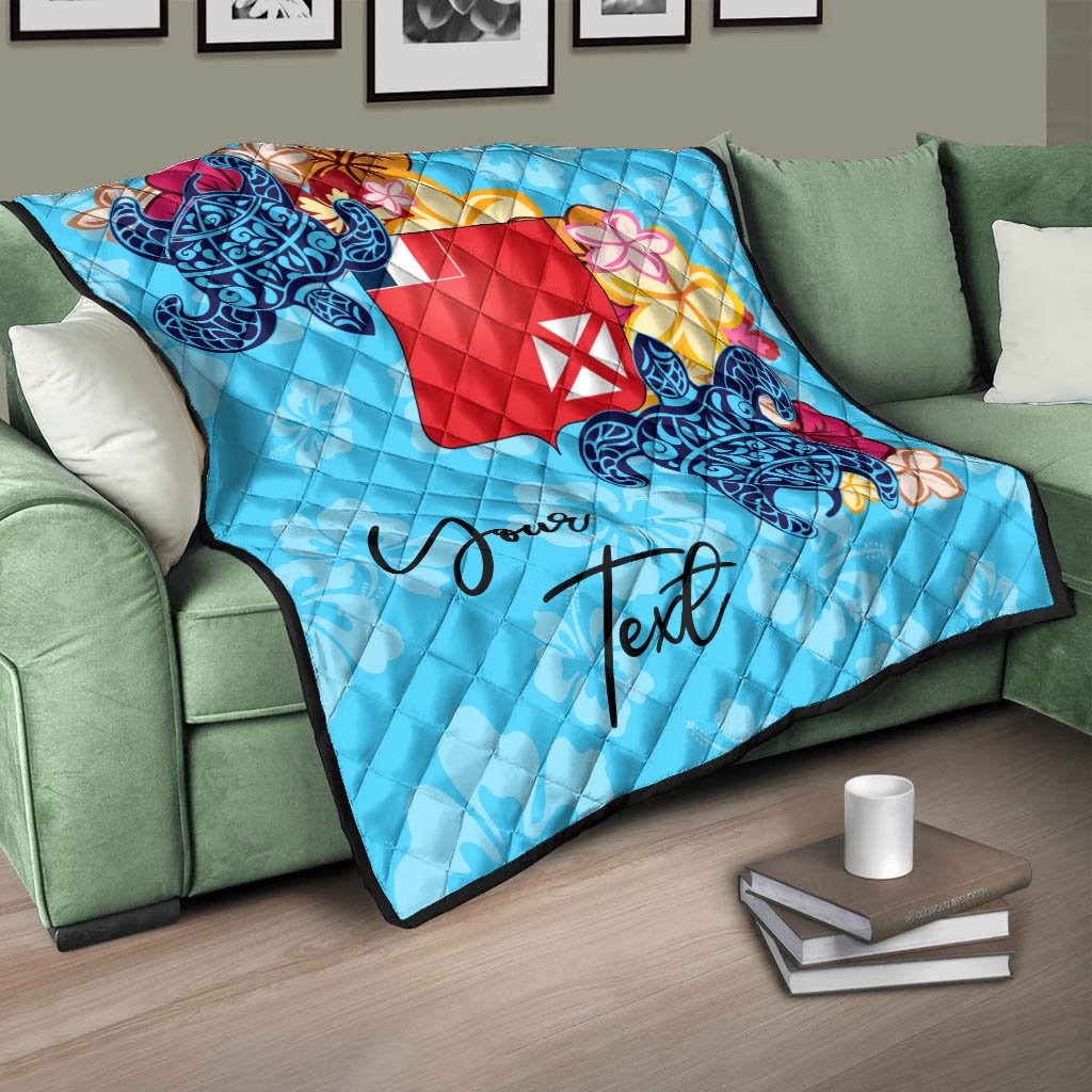 Wallis and Futuna Custom Personalised Premium Quilt - Tropical Style - Polynesian Pride