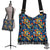 Hawaii Tropical Buttterfly And Flower Crossbody Boho Handbag Crossbody Boho Handbag One Size Yellow - Polynesian Pride