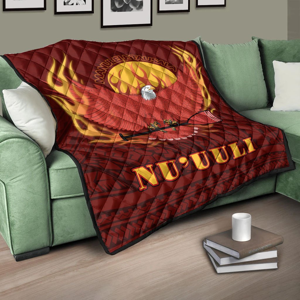 American Samoa Premium Quilt - Manulele Tausala Nuuuli - Polynesian Pride
