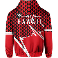 Kakau Hawaii In My Heartbeat Flag of Hawaii Zip Hoodie - Polynesian Pride