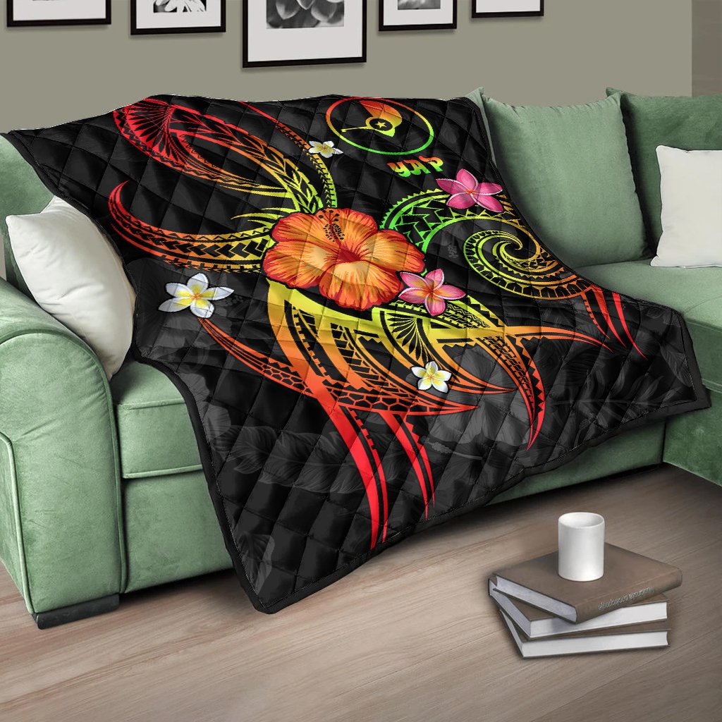 YAP Polynesian Premium Quilt - Legend of YAP (Reggae) - Polynesian Pride