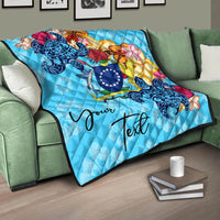 Cook Islands Custom Personalised Premium Quilt - Tropical Style - Polynesian Pride