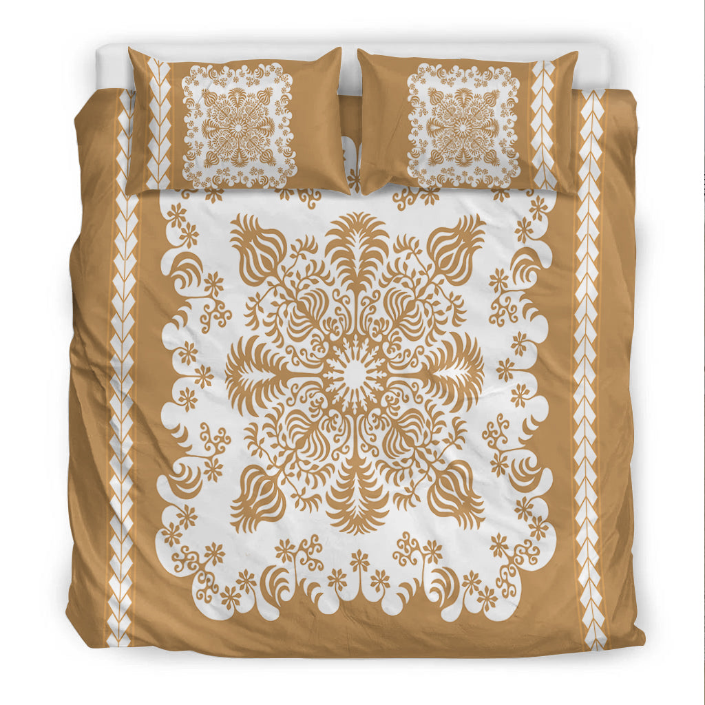 Hawaii Bedding Set Pattern Version Special Gold LT13 - Polynesian Pride