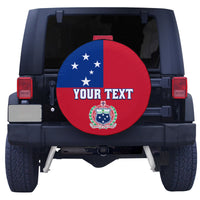 (Custom Personalised) Samoa Spare Tire Cover Proud Samoan Flag LT13 - Polynesian Pride