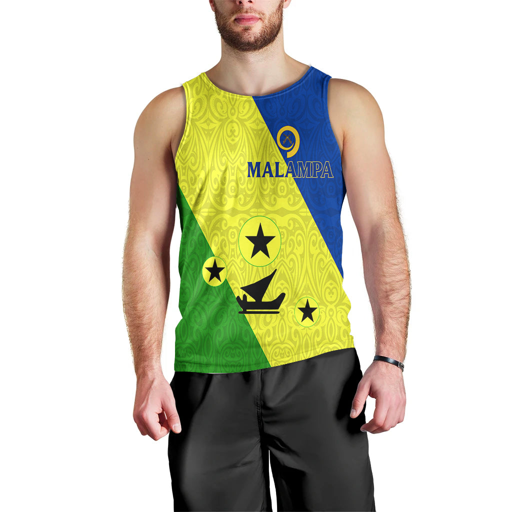 Vanuatu Malampa Province - Men Tank Top - Flag Style - LT12 - Polynesian Pride