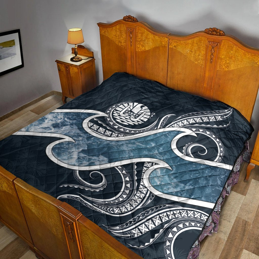 Tahiti Polynesian Premium Quilt - Ocean Style - Polynesian Pride