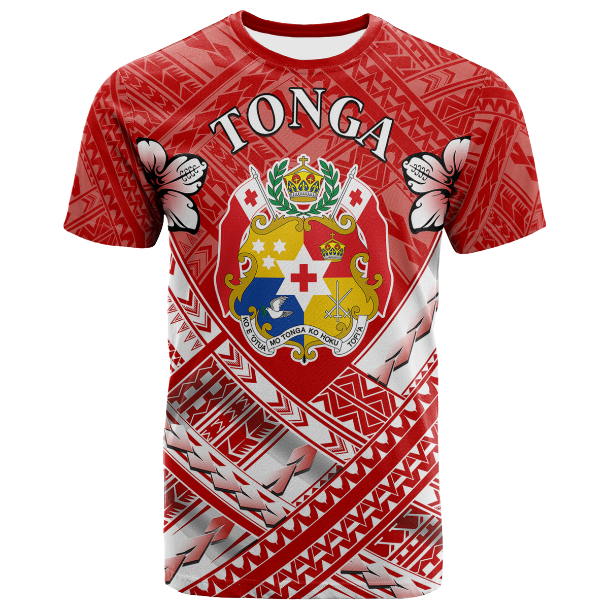 Tonga Polynesian T Shirt Tonga Flag Camisole Hibiscus Style Unisex Blue - Polynesian Pride