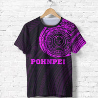 Pohnpei T Shirt Pohnpei Flag Tattoo Style Special Pink Unisex Pink - Polynesian Pride