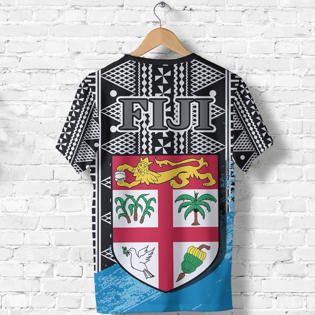 Fiji T Shirt Fijian Flag Tapa Special - Polynesian Pride