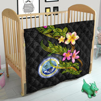 Federated States Of Micronesia Polynesian Quilt - Plumeria Tribal - Polynesian Pride