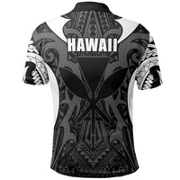 Hawaii Polynesian Tribal Kanaka Maoli Polo Shirt White Mark Style - Polynesian Pride