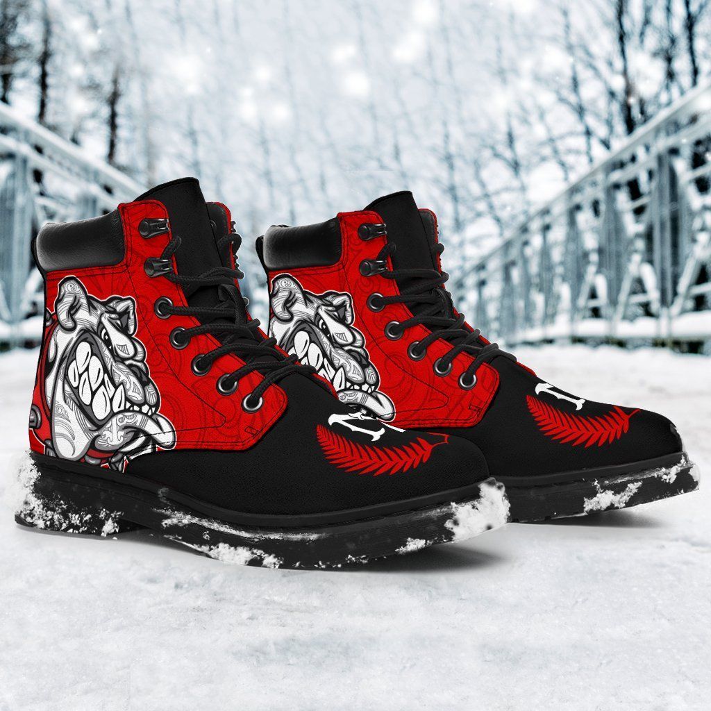 Aotearoa Bulldog Maori All Season Boots - Polynesian Pride
