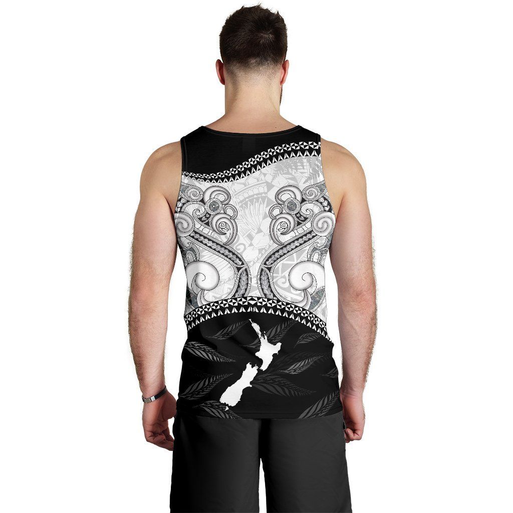 Maori Manaia Men Tank Top, Whakakotahi I Te Aroha - Polynesian Pride