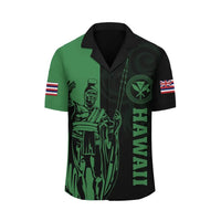Polynesian Pride Shirt - Hawaii King Polynesian Hawaiian Shirt - Lawla Style Green - Polynesian Pride