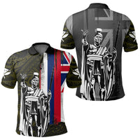 Polynesian Pride Shirt Hawaii King Flag Polynesian Polo Shirt Yellow - Polynesian Pride