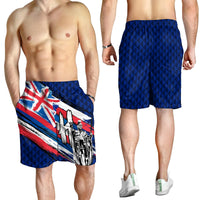 Polynesian Pride Short - Hawaii King Flag Kanaka Map Polynesian Men's Short - Won Style - Polynesian Pride