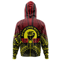 Polynesian Pride Hoodie Maohi Lives Matter Zip Hoodie - Polynesian Pride