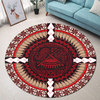 Polynesian Pride Home Set - American Samoa Circle Round Carpet - Polynesian Pride