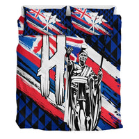 Polynesian Pride Home Set - Hawaii King Flag Kanaka Map Polynesian Bedding Set - Won Style - Polynesian Pride