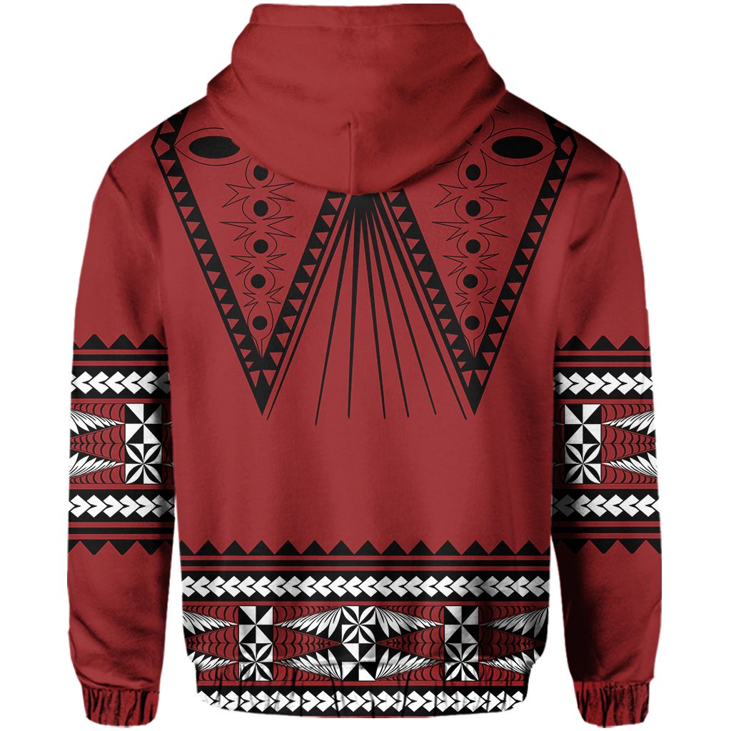 Polynesian Pride Hoodie Tonga Pattern Style Hoodie - Polynesian Pride