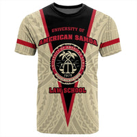 Samoan T Shirt American Samoa Law School T Shirt Unisex Beige - Polynesian Pride