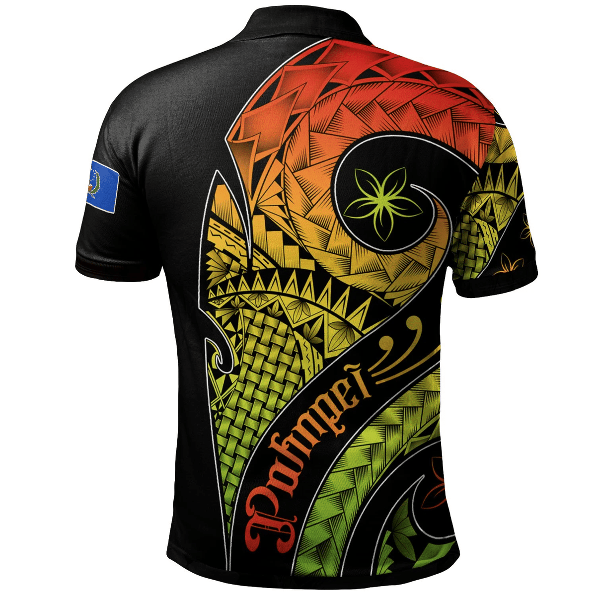 Polynesian Pride Apparel Pohnpei Polo Shirt Polynesian Decorative Patterns - Polynesian Pride