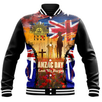 Polynesian Pride Clothing - Anzac Day World War II Commemoration 39 - 45 Baseball Jacket - Polynesian Pride