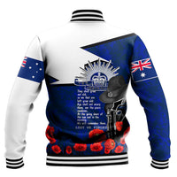 Polynesian Pride Clothing - Anzac Day Lest We Forget Special Baseball Jacket - Polynesian Pride
