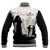 Polynesian Pride Clothing - Anzac Day Sisters of War The Unsung Heroes Baseball Jacket - Polynesian Pride