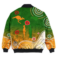 Polynesian Pride Clothing - Anzac New Zealand Maori - Australia Indigenous Bomber Jacket - Polynesian Pride