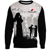 Polynesian Pride Clothing - Anzac Day Sisters of War The Unsung Heroes.Sweatshirt - Polynesian Pride